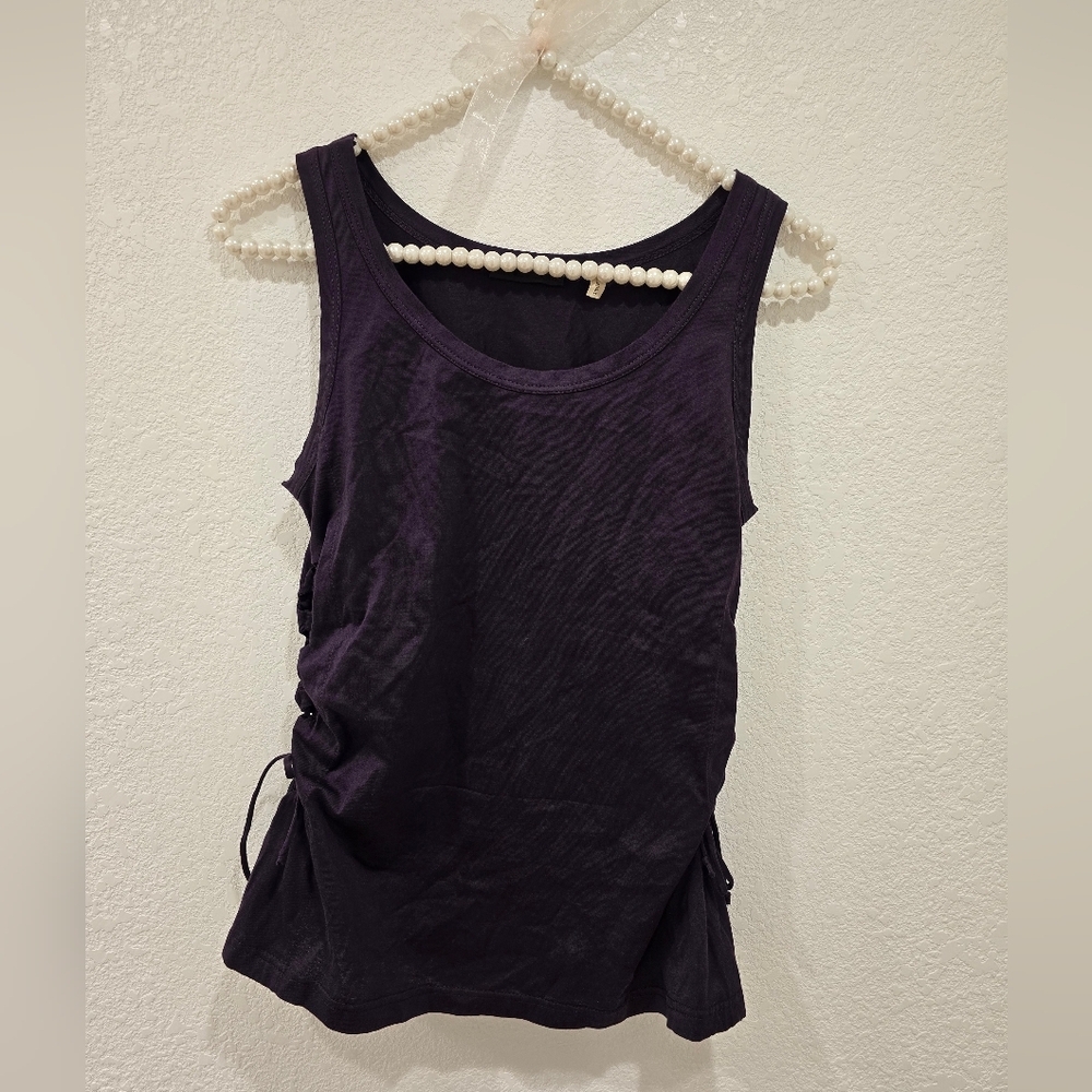 Helmut Lang runway FW 2001 Lace Up Side Seam tank top